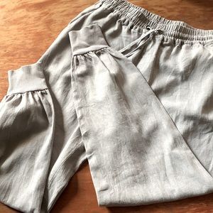 2/$30❤️ ONE - Taupe Rayon/Linen Blend Jogger Pants with drawstring